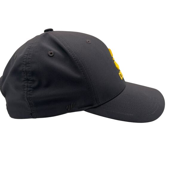 Cuater Travis Mathew Golf One Ten Flex Fit Black & Yellow Log Baseball Hat - Picture 6 of 8